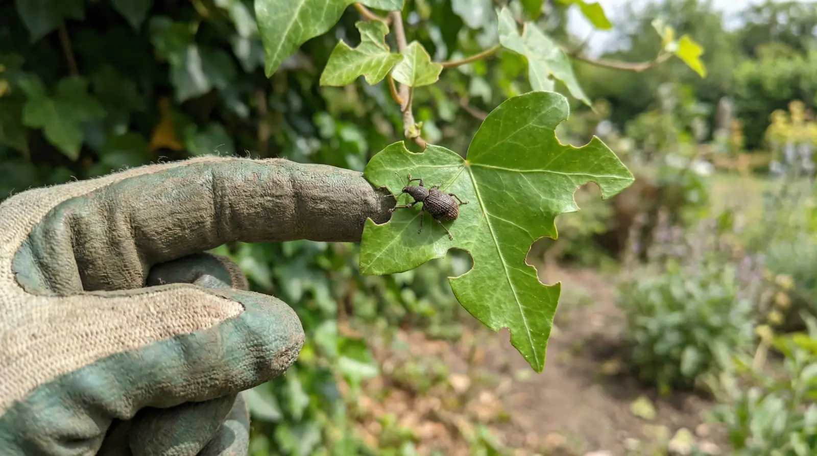Lire la suite à propos de l’article Otiorhynque du lierre : identifier et éliminer le ravageur